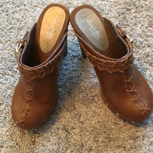 COPY - Brown high heel clogs/NWT - Picture 3 of 15
